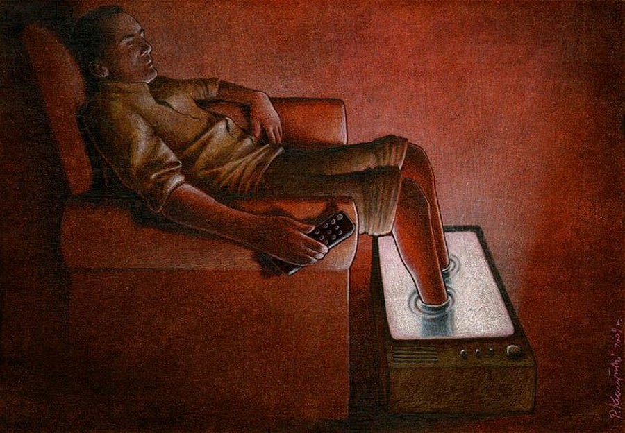 TV Relax by Pawel Kuczynski