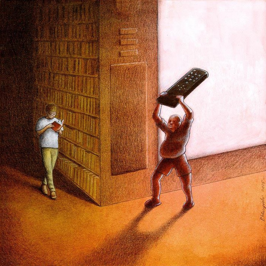 TV y libros de Pawel Kuczynski