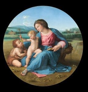 The Alba Madonna. (1510) Raphael. National Gallery of Art, Washington, D.C.