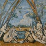 Die großen Badegäste. (1900-1906) Paul Cezanne. Philadelphia Museum of Art.