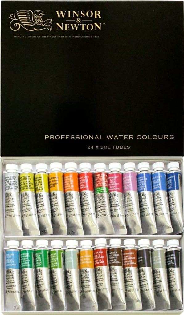 Windsor Newton Artist Watercolor 5ml 24 Color Set