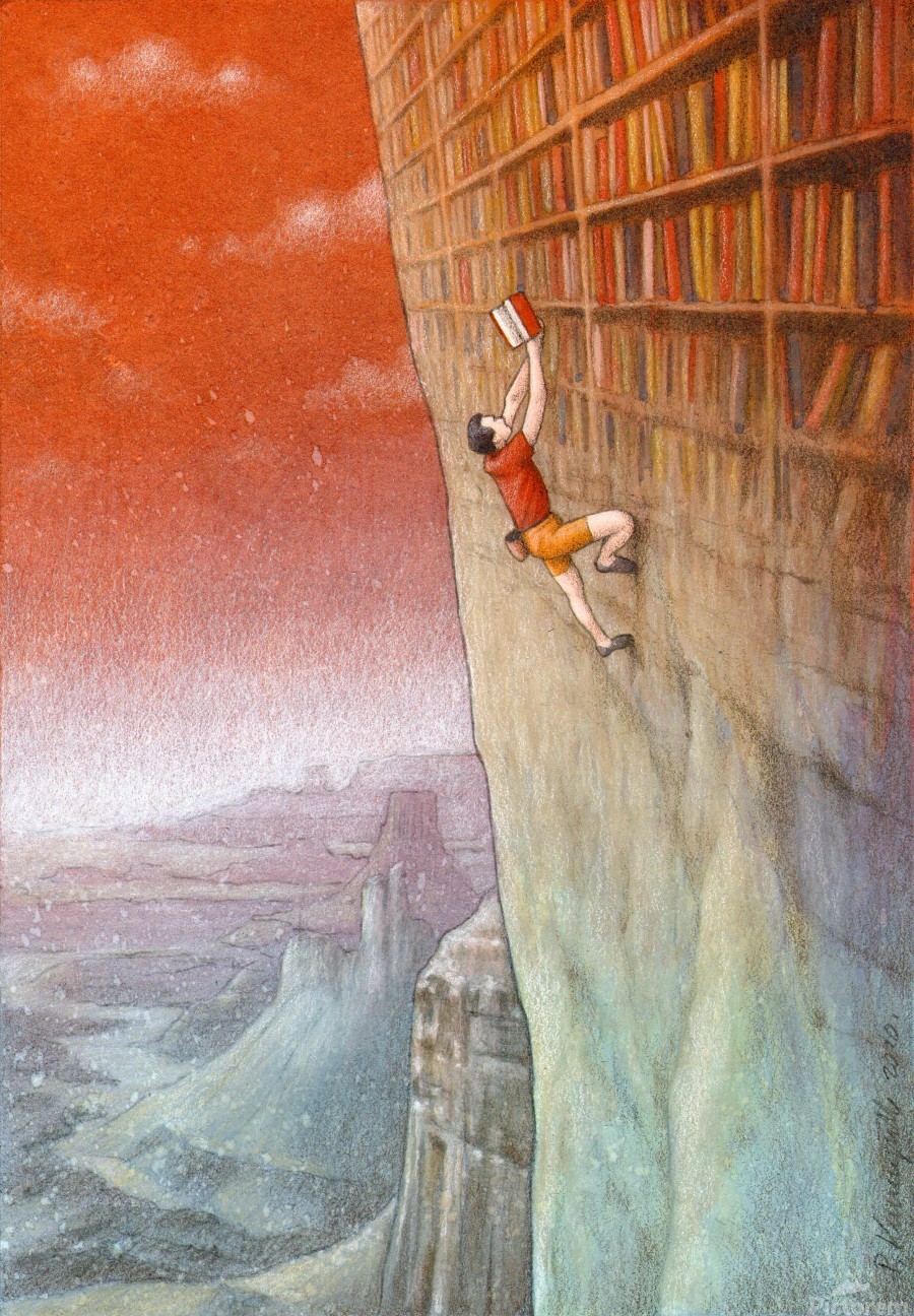 climbing by Pawel Kuczynski