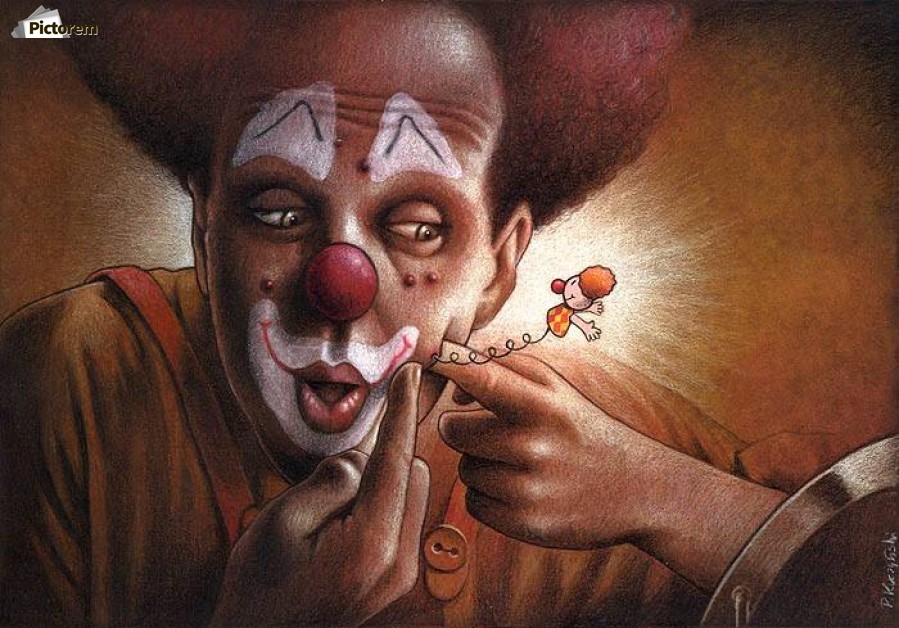clown by Pawel Kuczynski