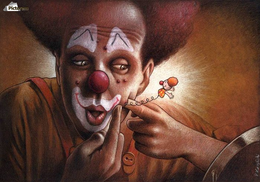 payaso de Pawel Kuczynski