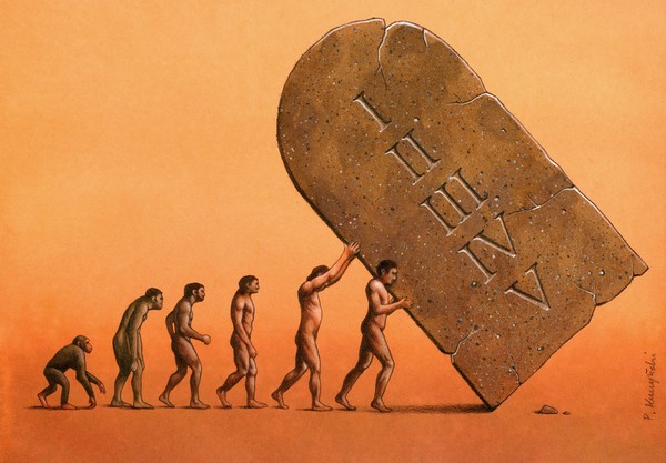 evolution by Pawel Kuczynski