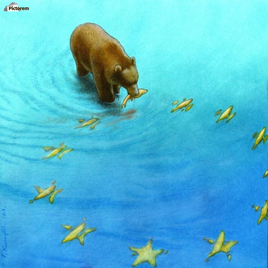 gold fishes by Pawel Kuczynski