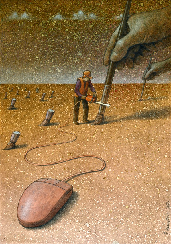 modern art by Pawel Kuczynski