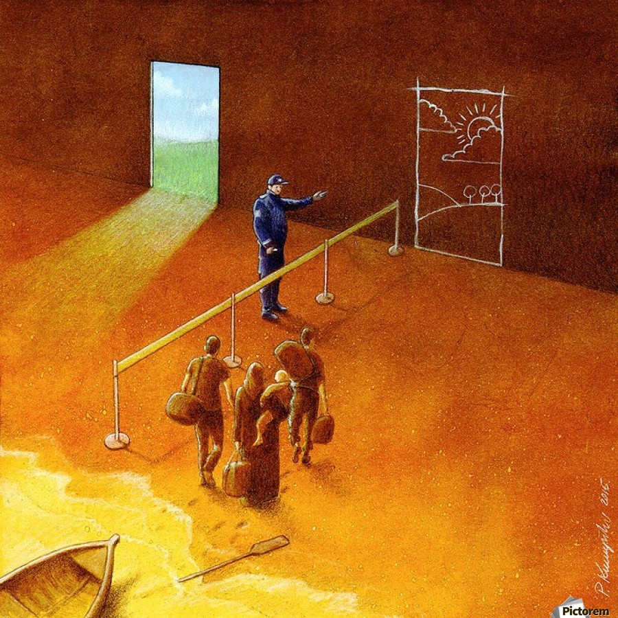 refugees by Pawel Kuczynski