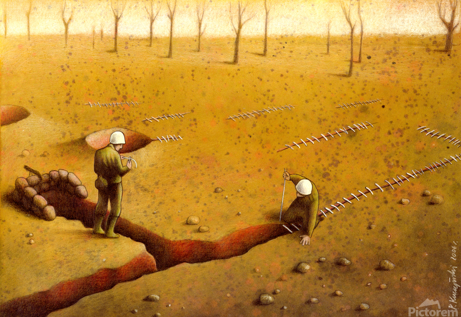 trenches by Pawel Kuczynski