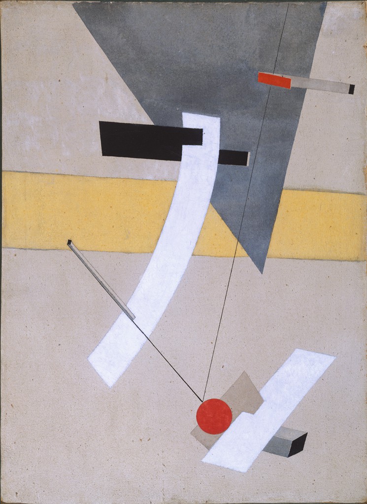 El Lissitzky, Proun 12E, 1923, Öl auf Leinwand, Harvard Art Museums / Busch-Reisinger Museum, Cambridge