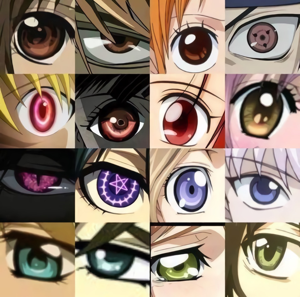 10 best designs for anime eyes, ranked