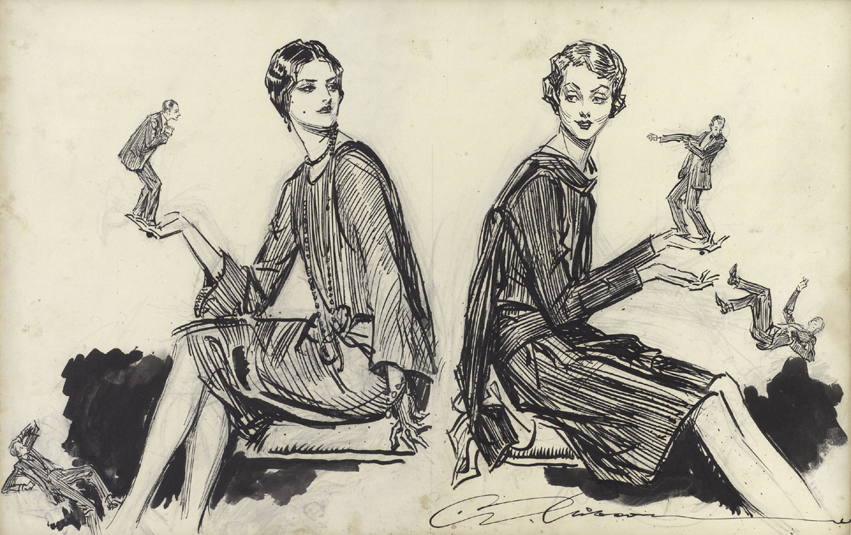 "Duplicates" by Charles Dana Gibson