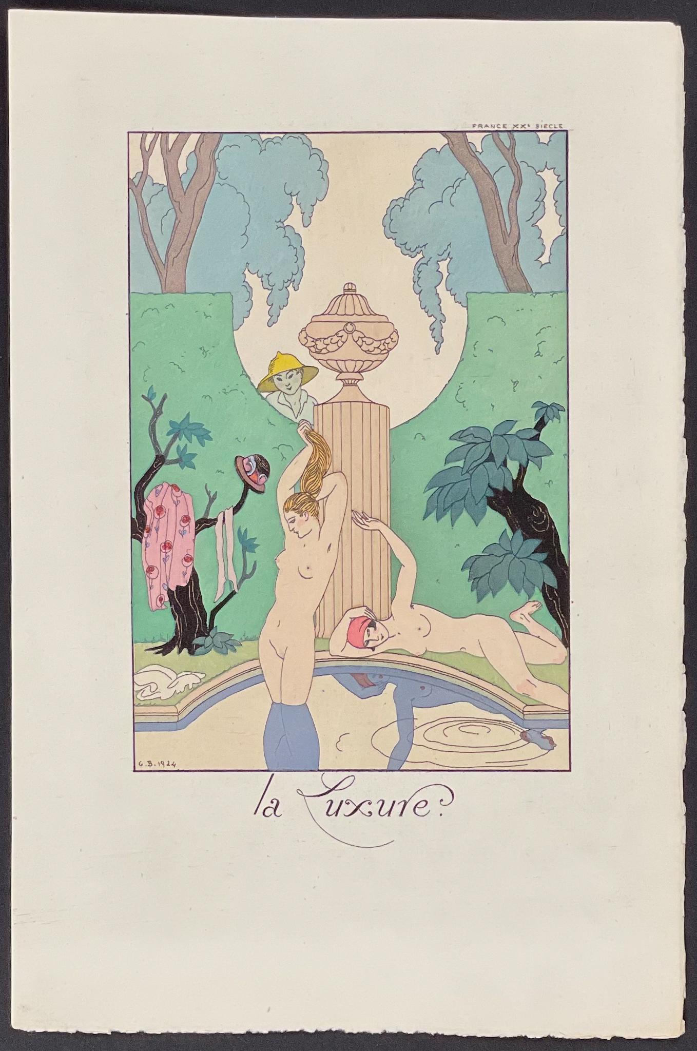 "La Luxure " by Georges Barbier