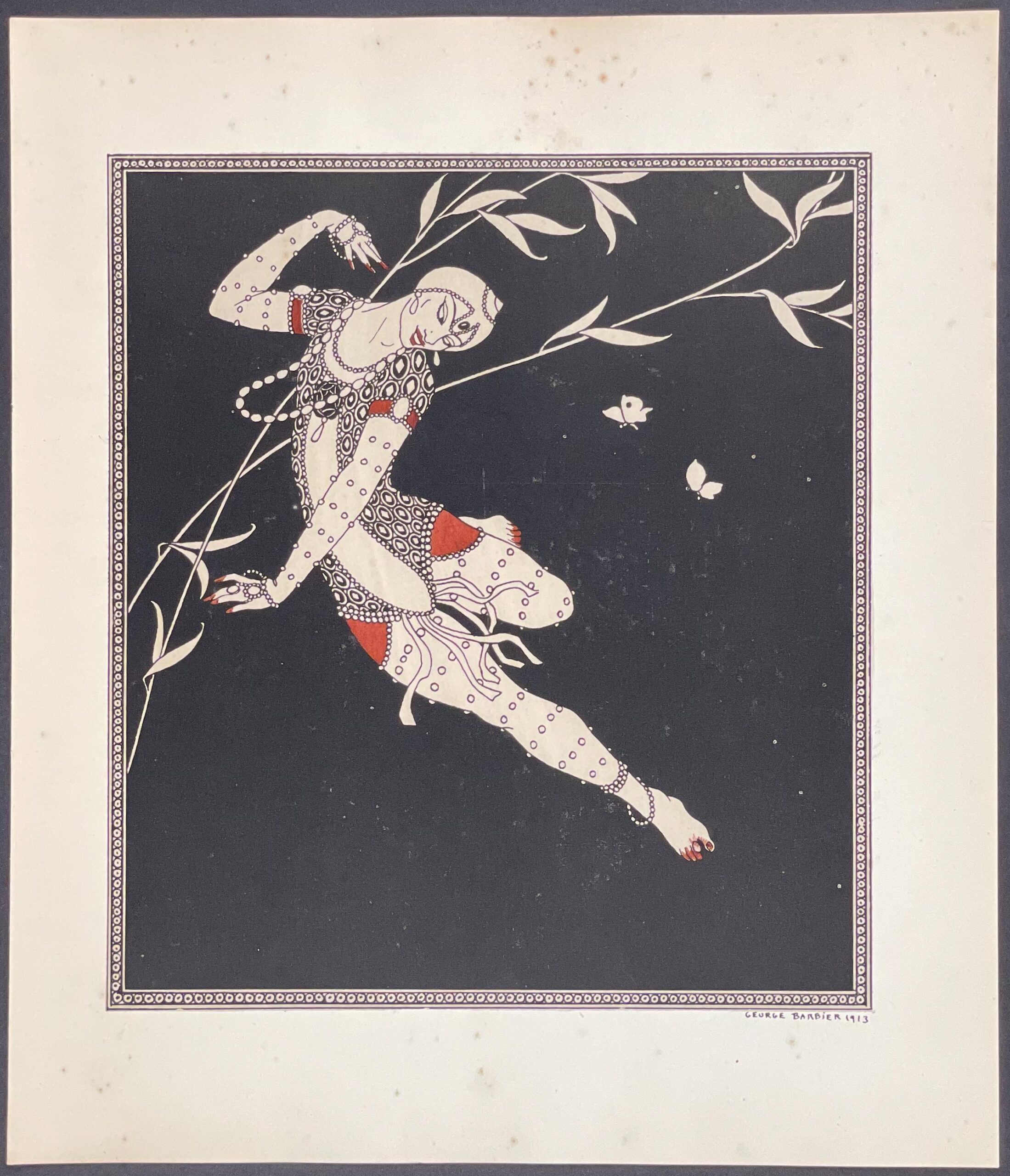 "Dancer - Nijinsky Dance" by Georges Barbier