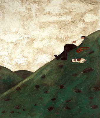 Man on a Hill by Gary Bunt