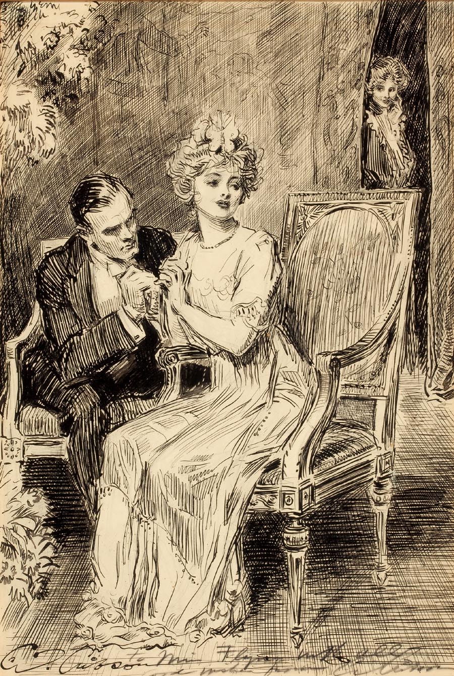 "The Proposal" by Charles Dana Gibson