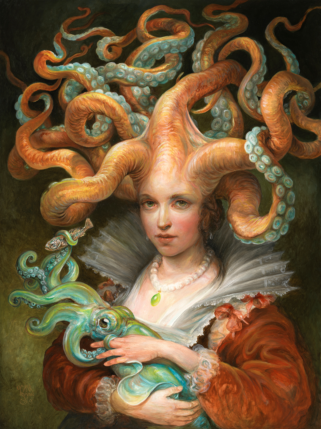 "Contessa with Squid" by Omar Rayyan