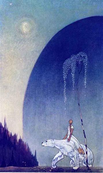 "Hold Tight to My Shaggy Coat" by Kay Nielsen