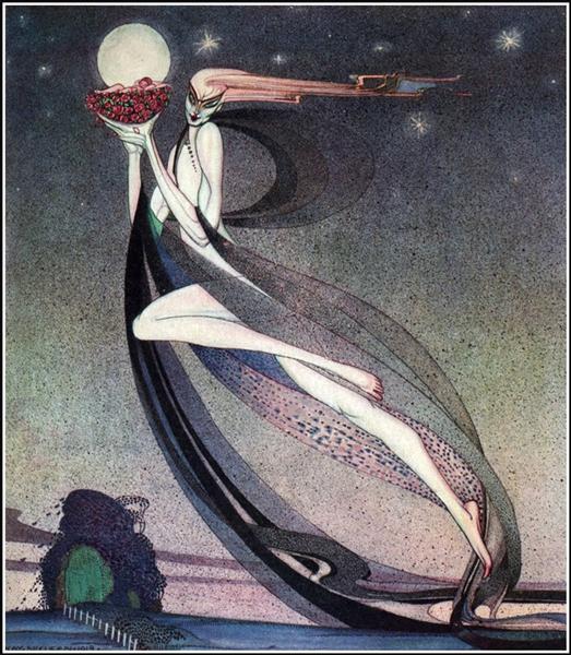 « En poudre et crinoline » par Kay Nielsen