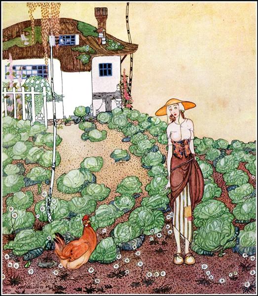 « En poudre et crinoline » par Kay Nielsen