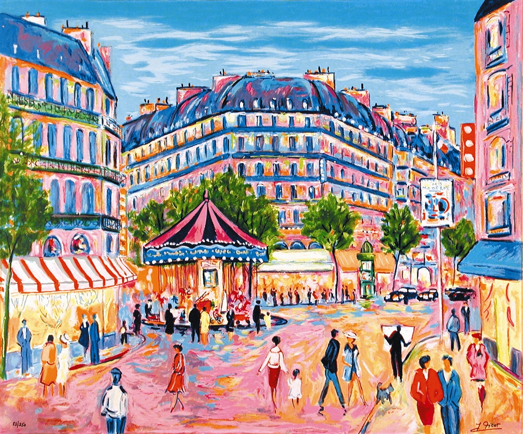 "Le Manege La Soir a Paris" by Jean-Claude Picot