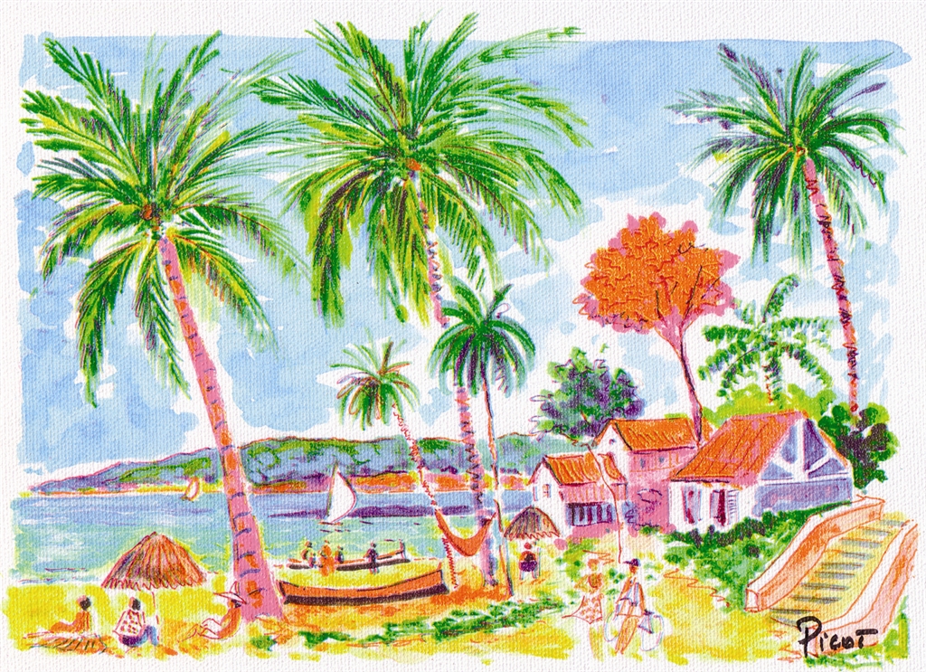 "Plage Des Caraibes" by Jean-Claude Picot