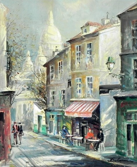 "Rue Chevalier de la Barre" by Lucien Delarue