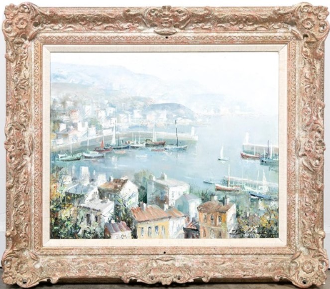 "Port de Monte Carlo" by Lucien Delarue