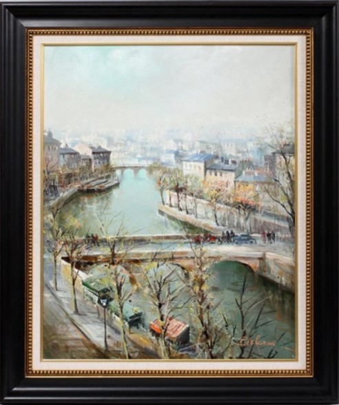 "THE SEINE" by Lucien Delarue