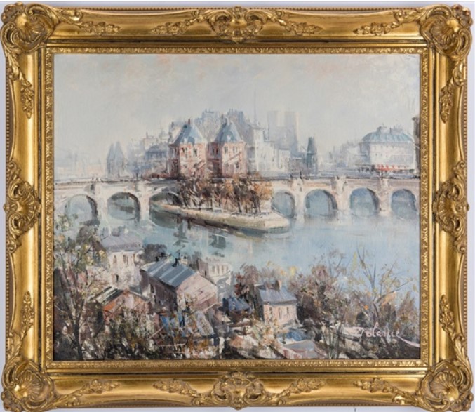 "Ile de la Cite" by Lucien Delarue