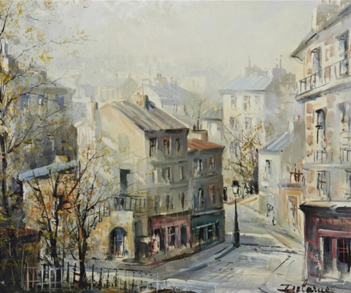 "Rue de Belleville" by Lucien Delarue