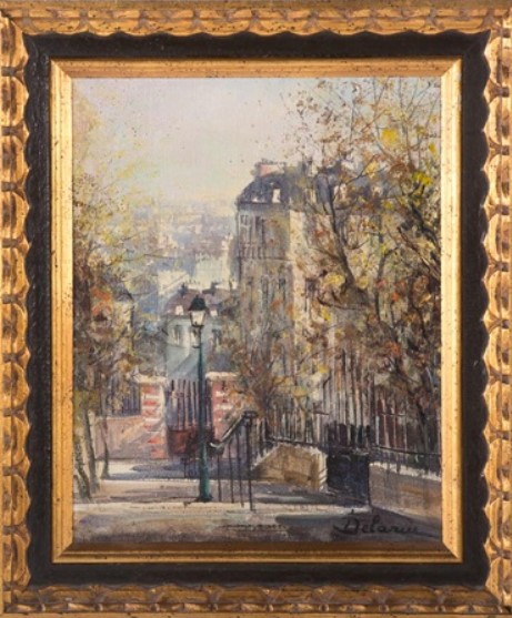 « Vue de Montmartre » par Lucien Delarue
