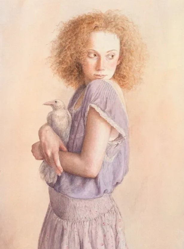 "White Raven" by Lauren Mills
