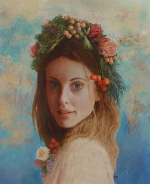 "Flora" by Lauren Mills