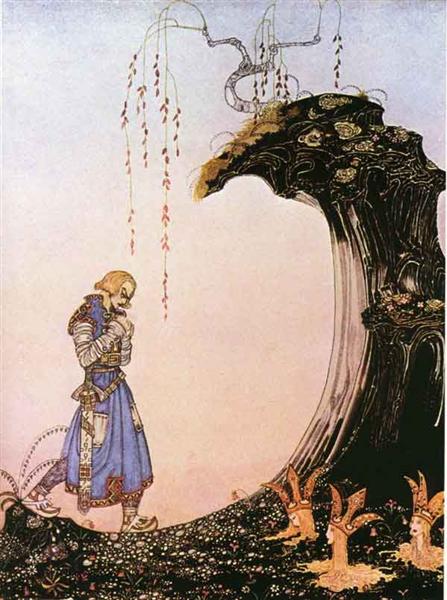 "Standing in the Earth up to their Necks" by Kay Nielsen