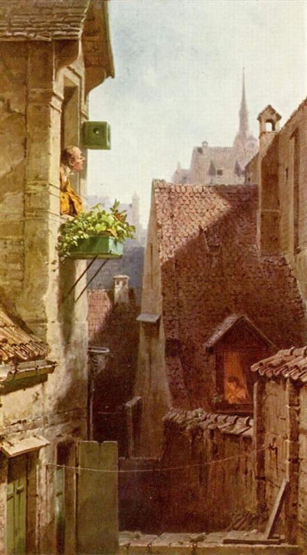 "The Hypochondriac" by Carl Spitzweg