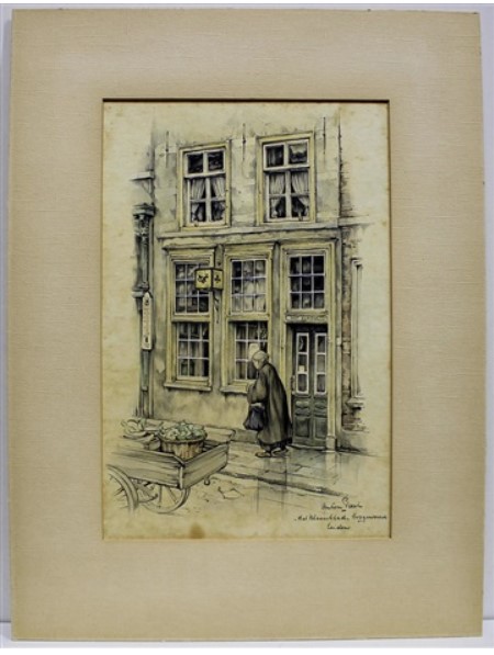 "Het klaverblad in Leiden" by Anton Pieck
