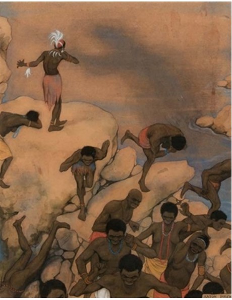 "Africans" by Anton Pieck