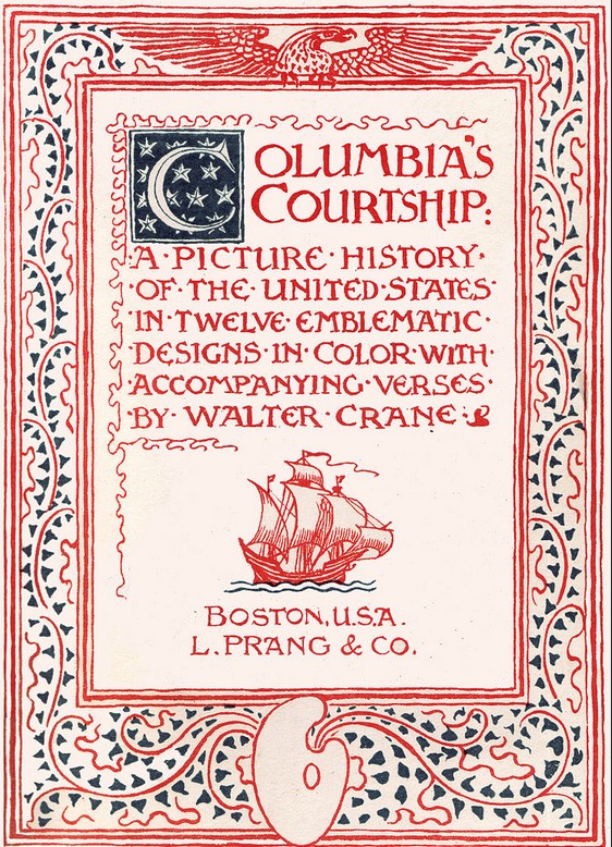"Columbia's Courtship" by Walter Crane
