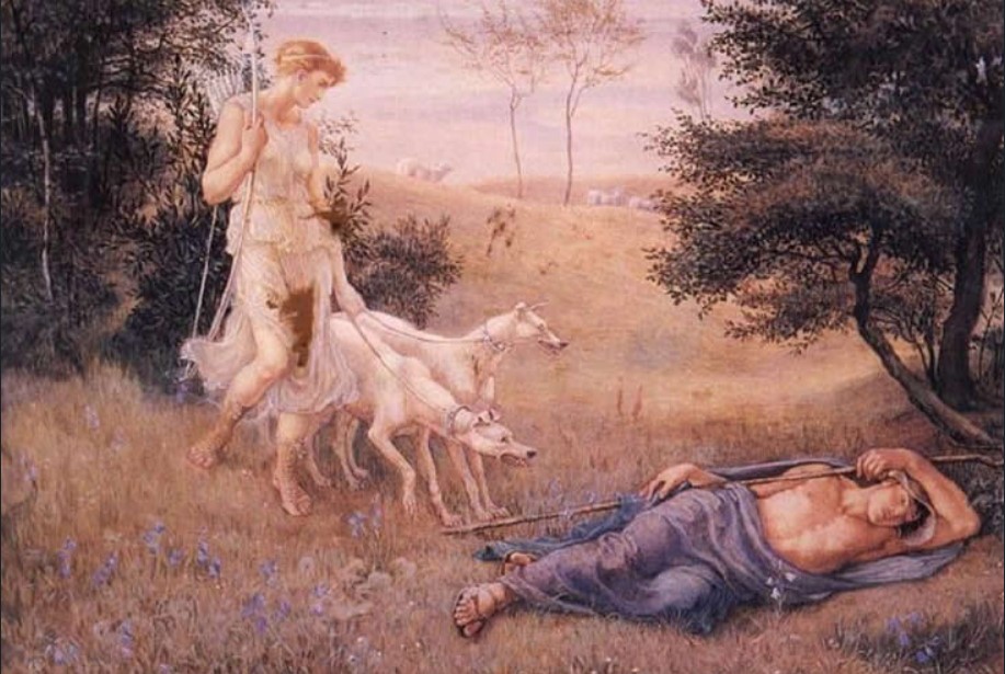 "Diana and Endymion" by Walter Crane