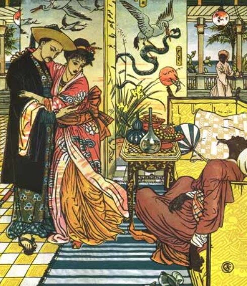« The Frog Prince and other stories » par Walter Crane