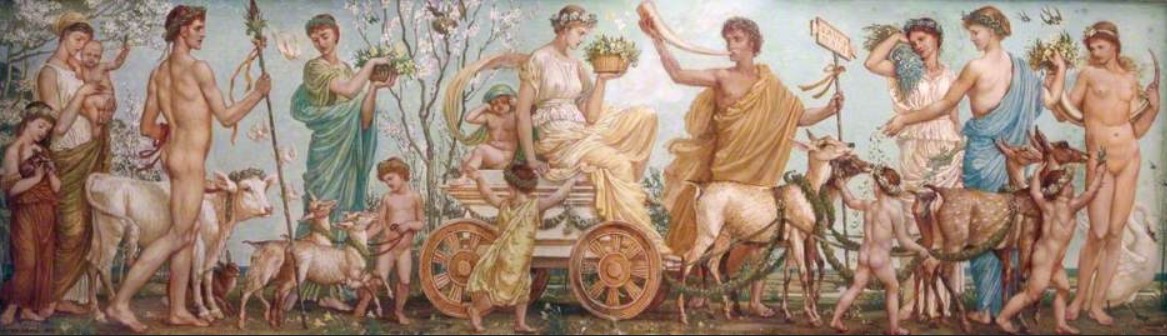 « Le triomphe du printemps » par Walter Crane