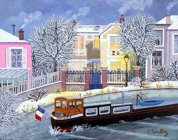 "A barge named Melody" by Cellia Saubry