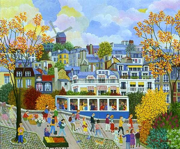 « Funiculaire de Montmartre » de Cellia Saubry