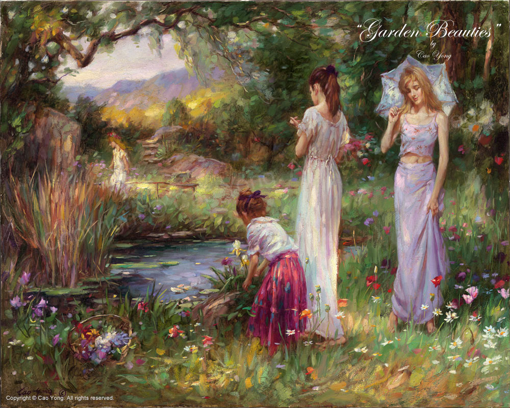 "Garden Beauties" by Cao Yong