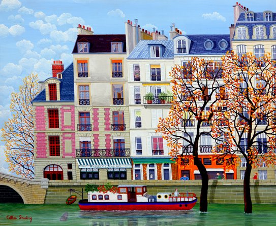 "Paris, The Seine Flood" by Cellia Saubry