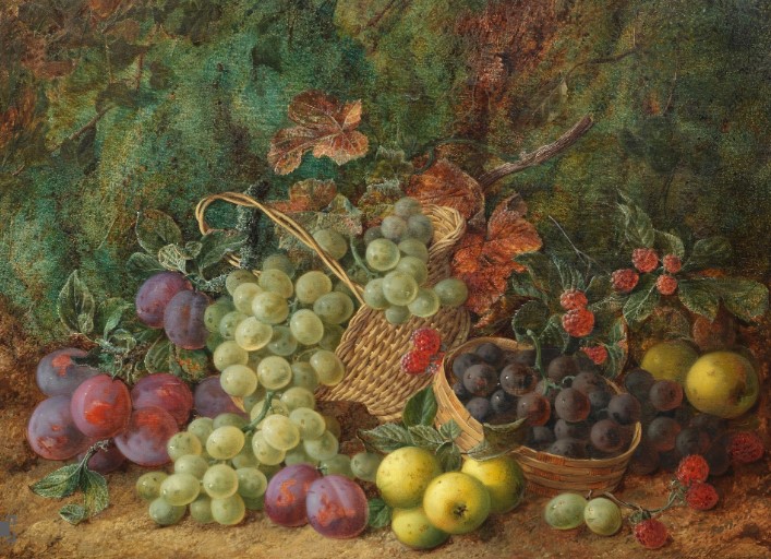 "Autumn fruit and berries" by George Clare