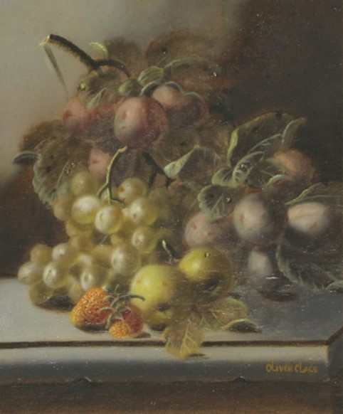 "Still lifes of fruit" by Oliver Clare