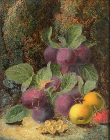 "Fruit on A Mossy Bank" by Oliver Clare