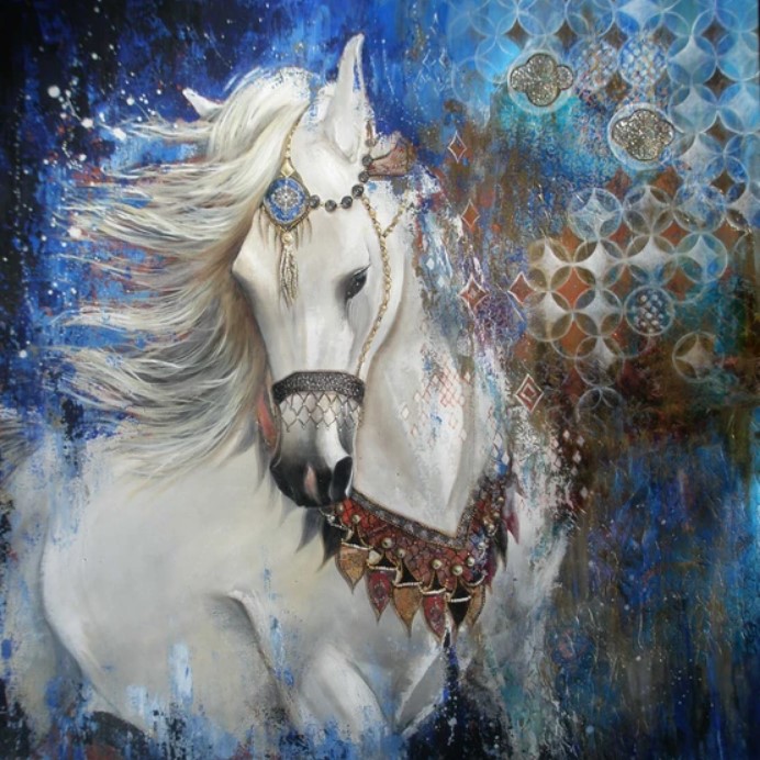 "Le cheval blanc" by Valerie Maugeri